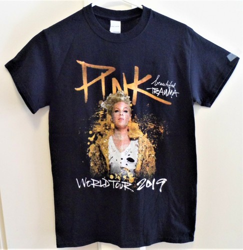 PINKES T-Shirt "Beautiful Trauma" World Tour 2019 Erwachsene Small Grafik Gildan NEU - Bild 1 von 7