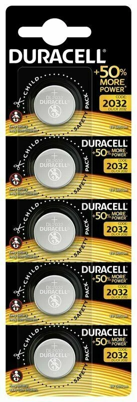 ENVOI SOUS SUIVI DURACELL 1 BLISTER DE 5 Piles CR2032 Lithium 3V CR 2032