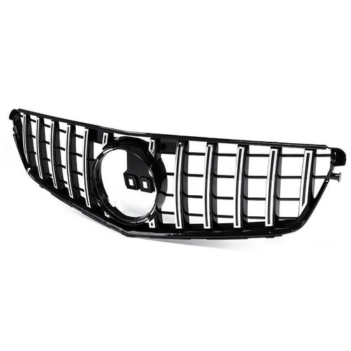 Parrilla de rejilla para Mercedes Benz W204 2007 2008-2014 GT R C180 C200 Plata DN - Imagen 3 de 6