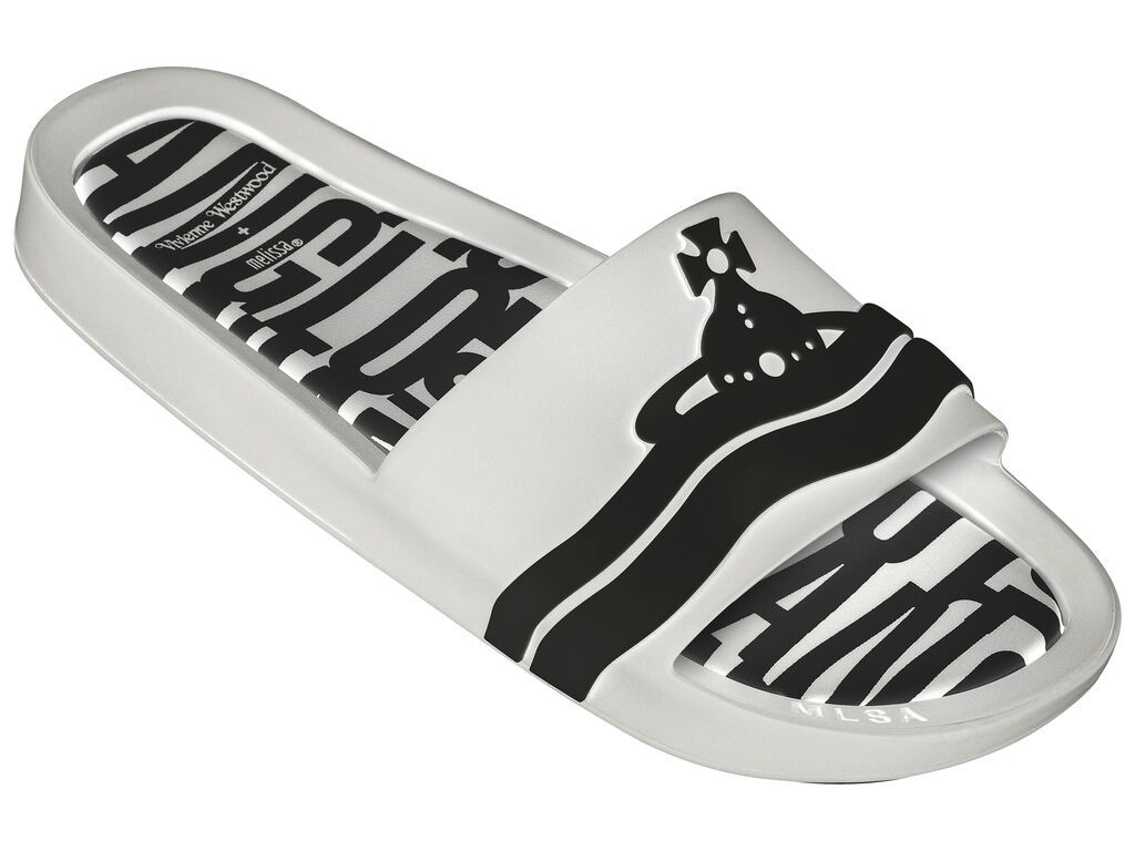 Vivienne WESTWOOD MELISSA x scorrimento VW Unisex dispositivo di scorrimento x contrasto BEACH BIANCO-prezzo consigliato .00 50b060 Vivienne WESTWOOD MELISSA x scorrimento VW Unisex dispositivo di scorrimento x contrasto BEACH BIANCO-prezzo consigliato .00 50b060