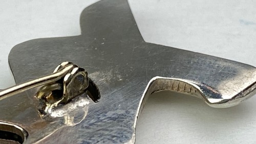 STERLING 925 MEXICO XXXOOO BAR Pin Brooch 25.7g - Picture 7 of 13