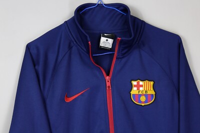 BARCELONA BARCA SPAIN 2015 2016 FOOTBALL TRACK TOP JACKET NIKE