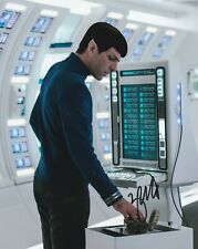 ZACHARY QUINTO SIGNED STAR TREK 8X10 PHOTO W/PROOF # 1 ZACHARY QUINTO SIGNED STAR TREK 8X10 PHOTO W/PROOF # 1