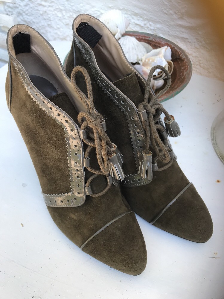 Tods High Heel 37 Taupe/Grau Tods High Heel 37 Taupe/Grau