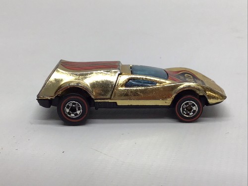 1969 Mattel HOT WHEELS BUZZ-OFF Red-Line Hong Kong The Gold One - Picture 11 of 13