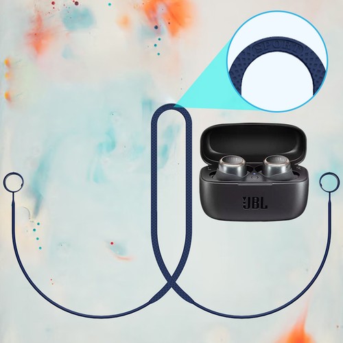Anti-Lost Soft Silicone Earphone Rope Lanyard for JBL LIVE 300 Earbuds Nonslip - Picture 9 of 15