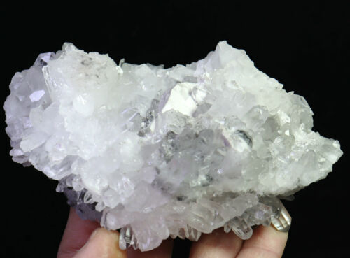 390g natürliche schöne klare Quarz Kristall Cluster Punkt Probe Reiki Heilung - Bild 9 von 12