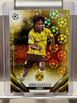 Karim Adeyemi Dortmund Topps 2023-24 UEFA Club Competitions