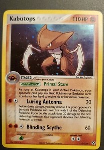 Pokemon TCG Kabutops 10/108 Power Keepers Holo Rare NM/Mint Swirl