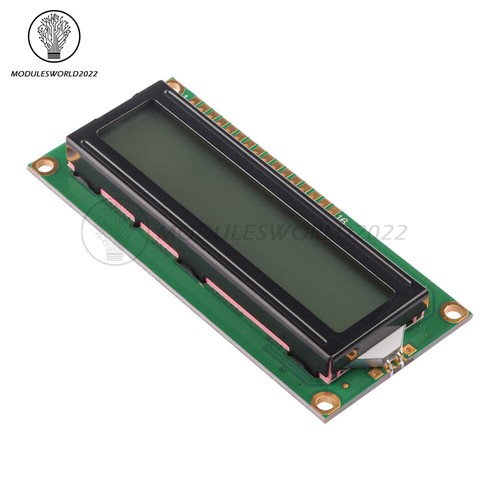 5 V LCD1602A grauer Bildschirm weiß Hintergrundbeleuchtung 16x2 Zeichen 1602LCD Display Modul - Bild 6 von 12