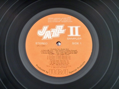 ♫ Maxell Jazz II Sampler a Limited Edition Stereo Recording ♫ 1980 RCA Vinyl NM - Picture 2 of 3