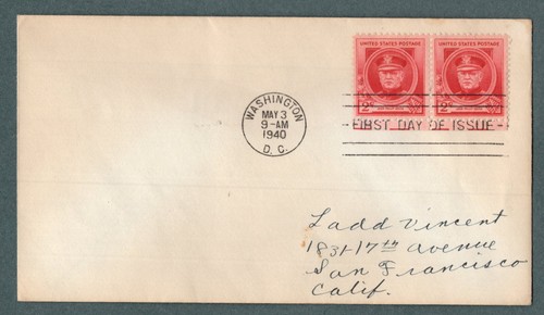 US 879-883 Famous Americans - Composers (5) First Day Covers - Picture 3 of 6