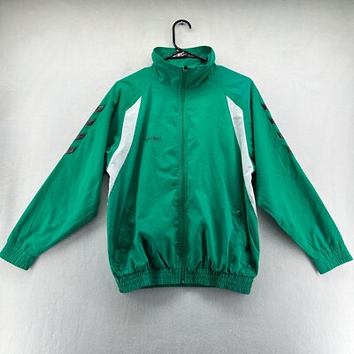 Hummel Track Jacket Green Men's XL Long Sleeve Full Zip Pockets