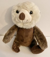 The Petting Zoo Otter Plush Stuffed Animal 9" Sitting Brown/Recycling
