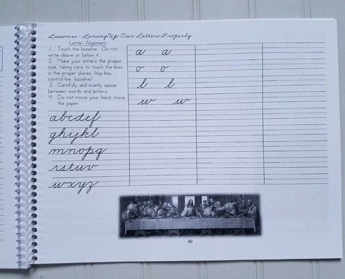 Catholic Penmanship K 1 2 3 4 5 6 ~ Handwriting Workbooks ~ St. Jerome School - Picture 28 of 49