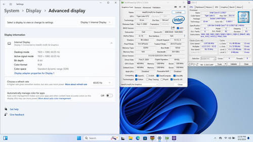 DELL Inspiron 7506 2-in-1 15" FHD I5-1135G7 512GB SSD 16GB W11 Backlit WiFi6 FPR - Picture 15 of 18