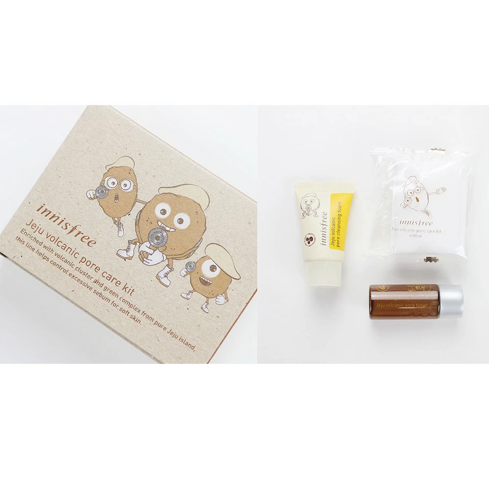 Innisfree Jeju Volcanic Pore Care Kit (3 Items) x 1 set or 2 set  - Image 3 of 4
