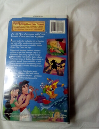 1994 Disney The Return of Jafar VHS Movie New Sealed - Picture 7 of 8