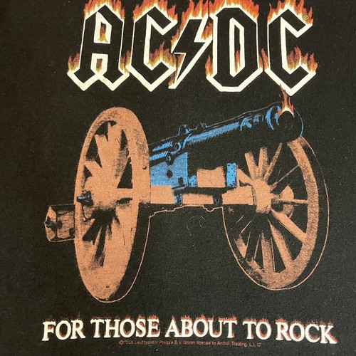 AC/DC For Those About To Rock T-Shirt Large Impact Merchandising Vintage 2006 - Bild 3 von 8