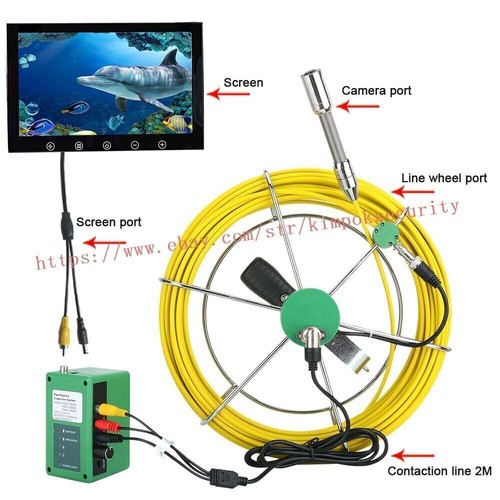 10" TFT 50M WiFi Wireless 22mm 1000 TVL Camera Pipe Sewer Inspection IP68 APP - Picture 6 of 12