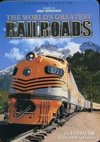 The World's Greatest Railroads 5 HD-DVD Disc Set Tin Box - Ultimate Railroad Exp - Bild 1 von 4
