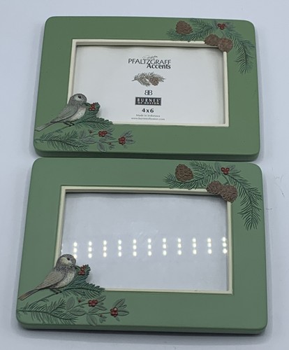 Pfaltzgraff Accents 4”x6” Picture frame •Set of 2 from Burnes Of Boston *NEW* - Picture 10 of 11