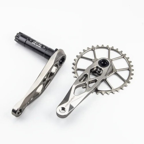 165 170mm Mountain Bike Crankset 3-nail Straight Installation for Enduro AM - Picture 28 of 39
