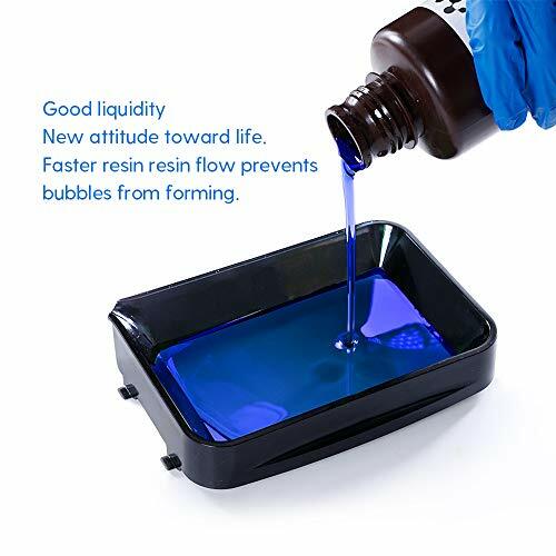 UV 405nm Rapid 3D Photopolymer Resin LCD DLP 3D Printer 500g Transparent Blue UV 405nm Rapid 3D Photopolymer Resin LCD DLP 3D Printer 500g Transparent Blue
