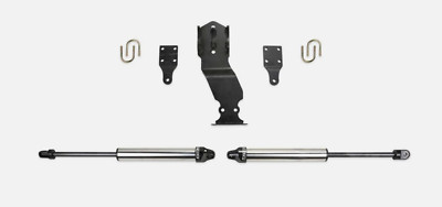 Fabtech FTS22303 Dual Steering Stabilizer System W/Dirt Logic 2.25 Shocks