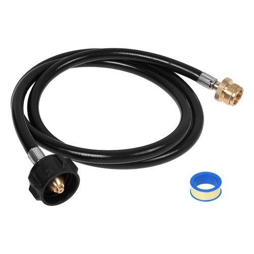 6 feet Propane Adapter Hose 1 lb to 20 lb Converter Replacement for QCC1/Type1 - Picture 2 of 11