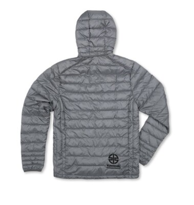 Kawasaki KRX Ninja Mens Puffer Jacket KX Vulcan Removable Hood