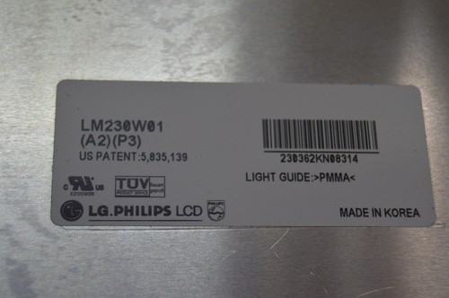 LM230W01(A2)(P3) PANNELLO LCD SCHERMO 23" PER APPLE M8536 CINEMA HD DISPLAY - Bild 2 von 8