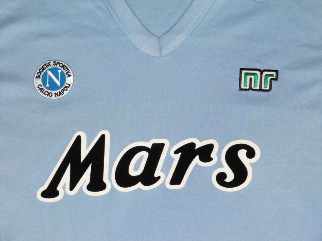サッカー　NAPORI MARS 88-89 ユニフォーム NAPORI MARS 88-89 ユニフォーム Napoli '88/'89 Out - NR Classico