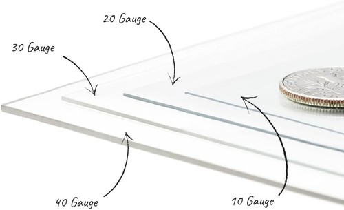 60-Gauge Clear Plastic Vinyl Fabric - 54" Wide PVC 1 3 5 10 15 21 yd. Sheet Roll - Picture 5 of 5