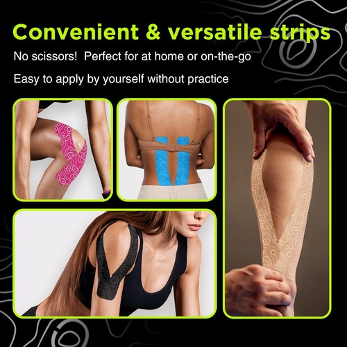 Precut Y-Shape Kinesiology Tape for Shoulder Knee Back 10 Pcs K Tape Strips P... - Picture 3 of 7