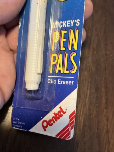 Vintage Pentel Disney Mickey Maus Stift Freunde Minnie Klick Radierer - Bild 3 von 7