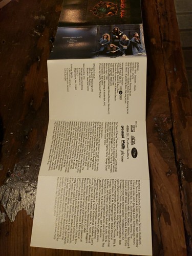 Overkill - Horrorscope US Megaforce cassette 1991 THRASH speed metal INSERT ONLY - Picture 4 of 4