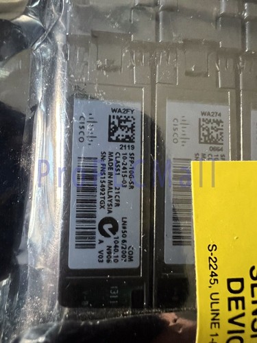 New Lot of 6 Cisco SFP-10G-SR Transceiver Modules - Picture 4 of 4