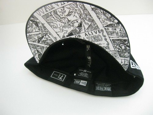 NEW ERA 59FIFTY ONE PIECE  ZORO 59FIFTY FITTED CAP black/white - Picture 2 of 6