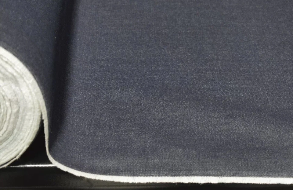 Indigo Denim Upholstery Apparel Fabric 10 oz 100% Cotton 60"-66" Wide - by Yard - Image 2 of 4