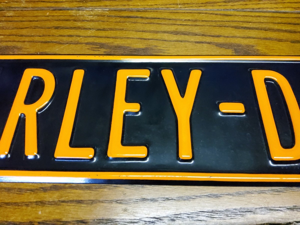 非売品　レア　ハーレーダビッドソン　ノベルティ　ディスプレイ　ライト　スタンド Harley Davidson Drive DR Street Metal Porcelain Dealer Sign