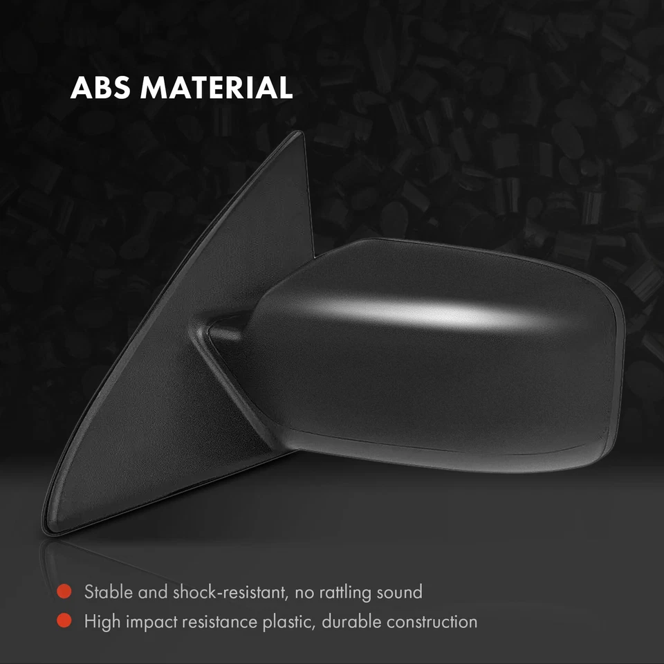 Espelho preto 2 peças com ajuste de energia para Ford Fusion Mercury Milan 2006 2007-2009 - Imagem 3 de 4