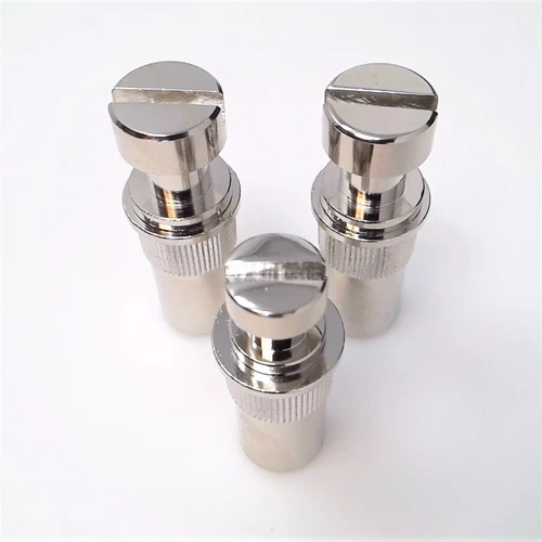 True Custom Shop® Gotoh Nickel 3 Point Bass Bridge Studs and Posts for Gibson 