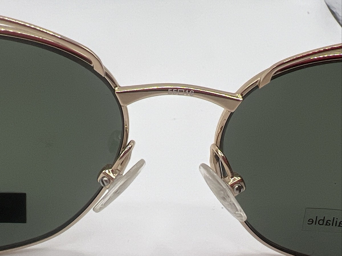 BCBGMAXAZRIA Sunglasses RACY GOLD Tortoise Cat Eye Frames Green Lenses 55-16-140 BCBGMAXAZRIA Sunglasses RACY GOLD Tortoise Cat Eye Green  main image 2