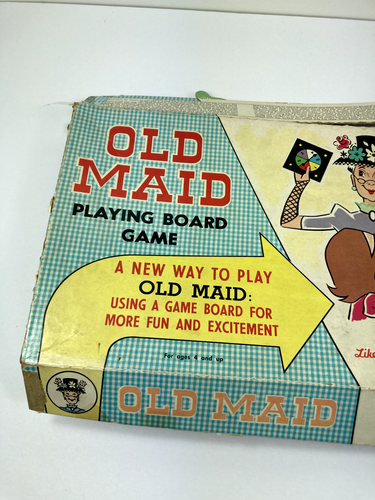 Old Maid Board Game Vintage Built Rite - Picture 2 of 10