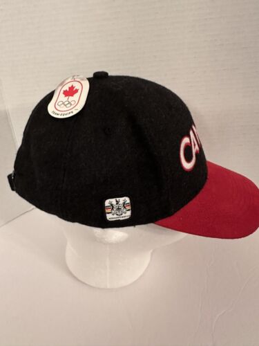New CANADA WOOL/SUEDE CAP OFFICIAL OUTFITTER HUDSON BAY OLYMPICS LEAF - 第 3/9 張圖片