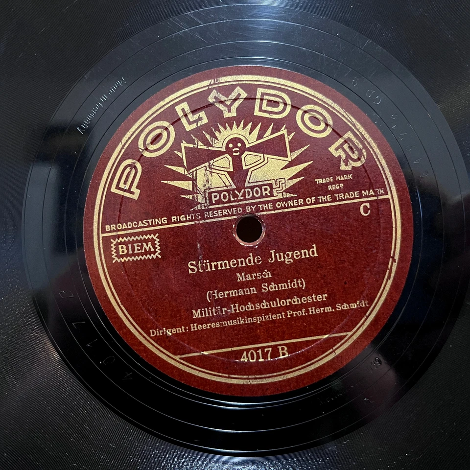 Polydor 1939 Germany - Weichsel Und Warthe - 10" Shellac 78RPM Record - V - Image 3 of 4