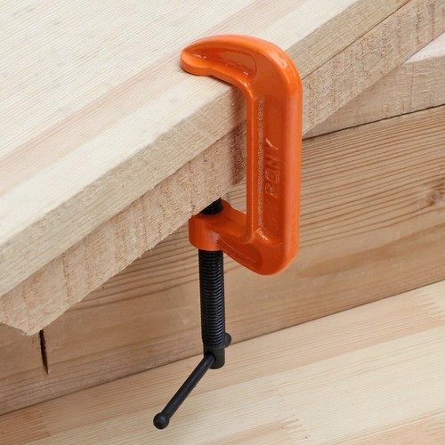 Compact and Lightweight C-Clamp Set for Easy Use – Bright Orange Gloss Finish - Picture 10 of 10