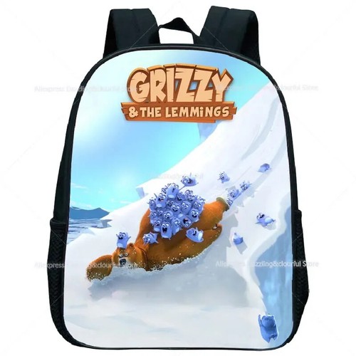 Mochila Grizzy and the Lemmings 12"" Mini Mochila Niños Kindergarten Mochila - Imagen 30 de 53