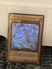Yu-Gi-Oh! Blue-Eyes White Dragon GLD5-EN001 Ghost Rare Limited Edition EX